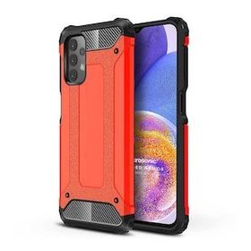 Microsonic Samsung Galaxy A23 Rugged Armor Kırmızı Kılıf