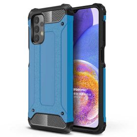 Microsonic Samsung Galaxy A23 Rugged Armor Mavi Kılıf