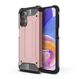Microsonic Samsung Galaxy A23 Rugged Armor Rose Gold Kılıf
