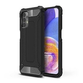 Microsonic Samsung Galaxy A23 Rugged Armor Siyah Kılıf