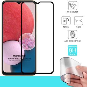 Microsonic Samsung Galaxy A23 Seramik Matte Flexible Siyah Ekran Koruyucu