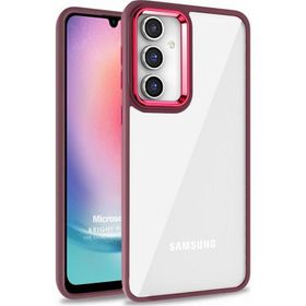 Microsonic Samsung Galaxy A24 Bright Planet Kırmızı Kılıf