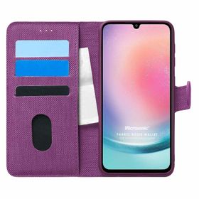 Microsonic Samsung Galaxy A24 Fabric Book Wallet Kılıf
