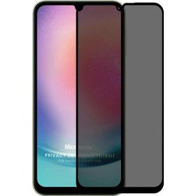 Microsonic Samsung Galaxy A24 Privacy 5D Gizlilik Filtreli Siyah Cam Ekran Koruyucu