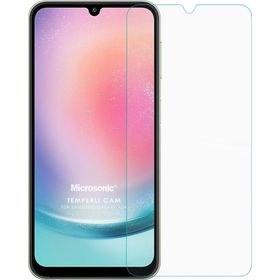 Microsonic Samsung Galaxy A24 Tempered Glass Cam Ekran Koruyucu
