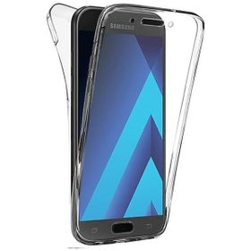 Microsonic Samsung Galaxy A3 2017 6 tarafı tam full koruma 360 Clear Soft Şeffaf Kılıf