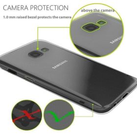 Microsonic Samsung Galaxy A3 2017 6 tarafı tam full koruma 360 Clear Soft Şeffaf Kılıf