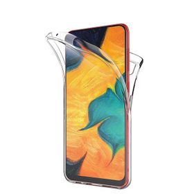Microsonic Samsung Galaxy A30 6 Tarafı Tam Full Koruma 360 Clear Soft Şeffaf Kılıf