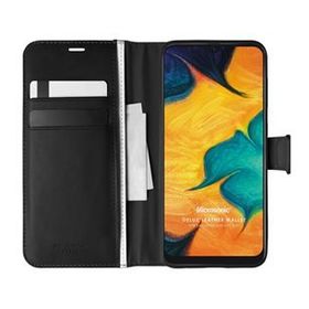 Microsonic Samsung Galaxy A30 Delux Leather Wallet Siyah Kılıf