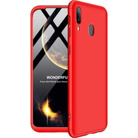 Microsonic Samsung Galaxy A30 Double Dip 360 Protective Kırmızı Kılıf