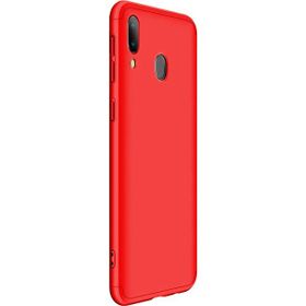 Microsonic Samsung Galaxy A30 Double Dip 360 Protective Kırmızı Kılıf