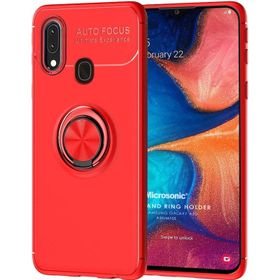 Microsonic Samsung Galaxy A30 Kickstand Ring Holder Lacivert Kılıf
