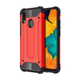 Microsonic Samsung Galaxy A30 Rugged Armor Kırmızı Kılıf