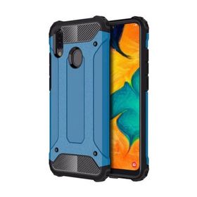 Microsonic Samsung Galaxy A30 Rugged Armor Mavi Kılıf