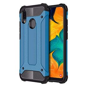 Microsonic Samsung Galaxy A30 Rugged Armor Mavi Kılıf