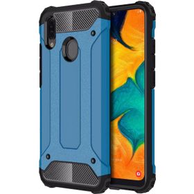 Microsonic Samsung Galaxy A30 Rugged Armor Mavi Kılıf