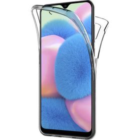 Microsonic Samsung Galaxy A30S 6 Tarafı Tam Full Koruma 360 Clear Soft Şeffaf Kılıf