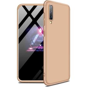 Microsonic Samsung Galaxy A30S Double Dip 360 Protective Gold Kılıf