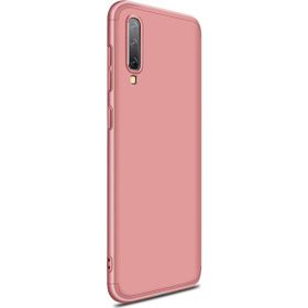 Microsonic Samsung Galaxy A30S Double Dip 360 Protective Rose Gold Telefon Kılıf