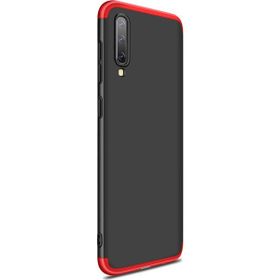 Microsonic Samsung Galaxy A30S Double Dip 360 Protective Siyah Kırmızı Kılıf