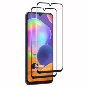 Microsonic Samsung Galaxy A31 Crystal Seramik Nano 2 Adet Siyah Ekran Koruyucu