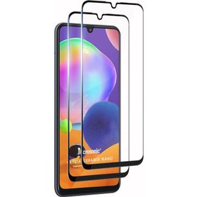 Microsonic Samsung Galaxy A31 Crystal Seramik Nano 2 Adet Siyah Ekran Koruyucu