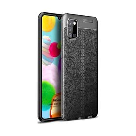 Microsonic Samsung Galaxy A31 Deri Silikon Siyah Kılıf