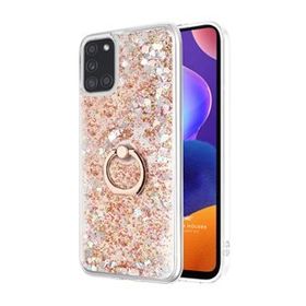 Microsonic Samsung Galaxy A31 Glitter Liquid Holder Kılıf