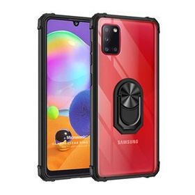 Microsonic Samsung Galaxy A31 Grande Clear Ring Holder Kılıf