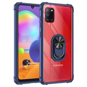 Microsonic Samsung Galaxy A31 Grande Clear Ring Holder Kılıf
