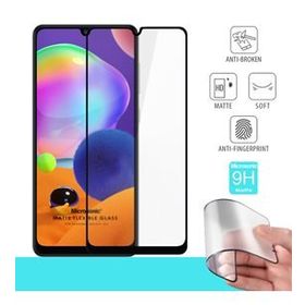 Microsonic Samsung Galaxy A31 Seramik Matte Flexible Siyah Ekran Koruyucu