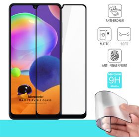 Microsonic Samsung Galaxy A31 Seramik Matte Flexible Siyah Ekran Koruyucu