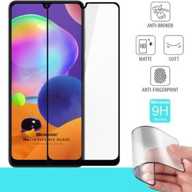 Microsonic Samsung Galaxy A31 Seramik Matte Flexible Siyah Ekran Koruyucu