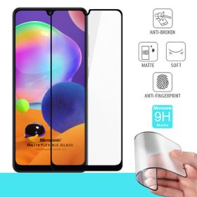Microsonic Samsung Galaxy A31 Seramik Matte Flexible Siyah Ekran Koruyucu