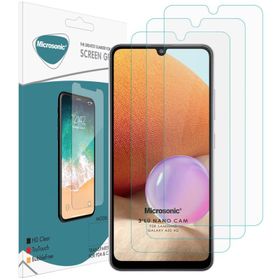 Microsonic Samsung Galaxy A32 3'lü Paket 4G Screen Protector Nano Glass Cam Ekran Koruyucu