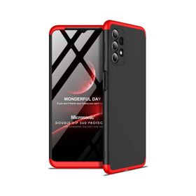 Microsonic Samsung Galaxy A32 4G Double Dip 360 Protective Kırmızı Kılıf