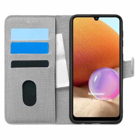 Microsonic Samsung Galaxy A32 4G Fabric Book Wallet Kılıf