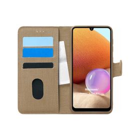 Microsonic Samsung Galaxy A32 4G Fabric Book Wallet Kılıf