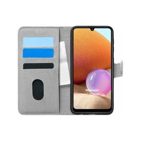 Microsonic Samsung Galaxy A32 4G Fabric Book Wallet Kılıf