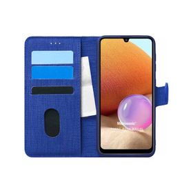 Microsonic Samsung Galaxy A32 4G Fabric Book Wallet Kılıf