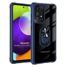 Microsonic Samsung Galaxy A32 4G Grande Clear Ring Holder Kılıf