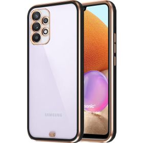 Microsonic Samsung Galaxy A32 4G Laser Plated Soft Siyah Kılıf