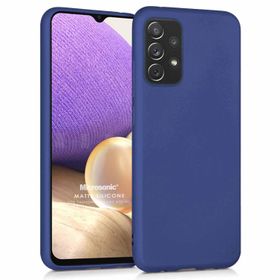 Microsonic Samsung Galaxy A32 4G Matte Silicone Lacivert Kılıf