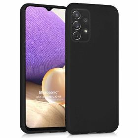 Microsonic Samsung Galaxy A32 4G Matte Silicone Siyah Kılıf