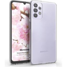 Microsonic Samsung Galaxy A32 4G Transparent Soft Beyaz Kılıf