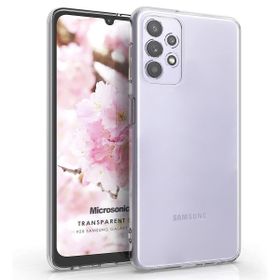 Microsonic Samsung Galaxy A32 4G Transparent Soft Beyaz Kılıf