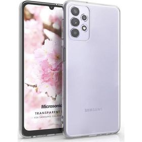 Microsonic Samsung Galaxy A32 4G Transparent Soft Beyaz Kılıf