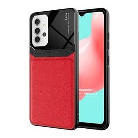 Microsonic Samsung Galaxy A32 4G Uniq Leather Kırmızı Kılıf