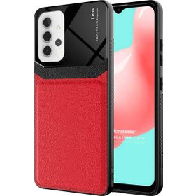 Microsonic Samsung Galaxy A32 4G Uniq Leather Kırmızı Kılıf