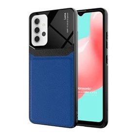 Microsonic Samsung Galaxy A32 4G Uniq Leather Lacivert Kılıf